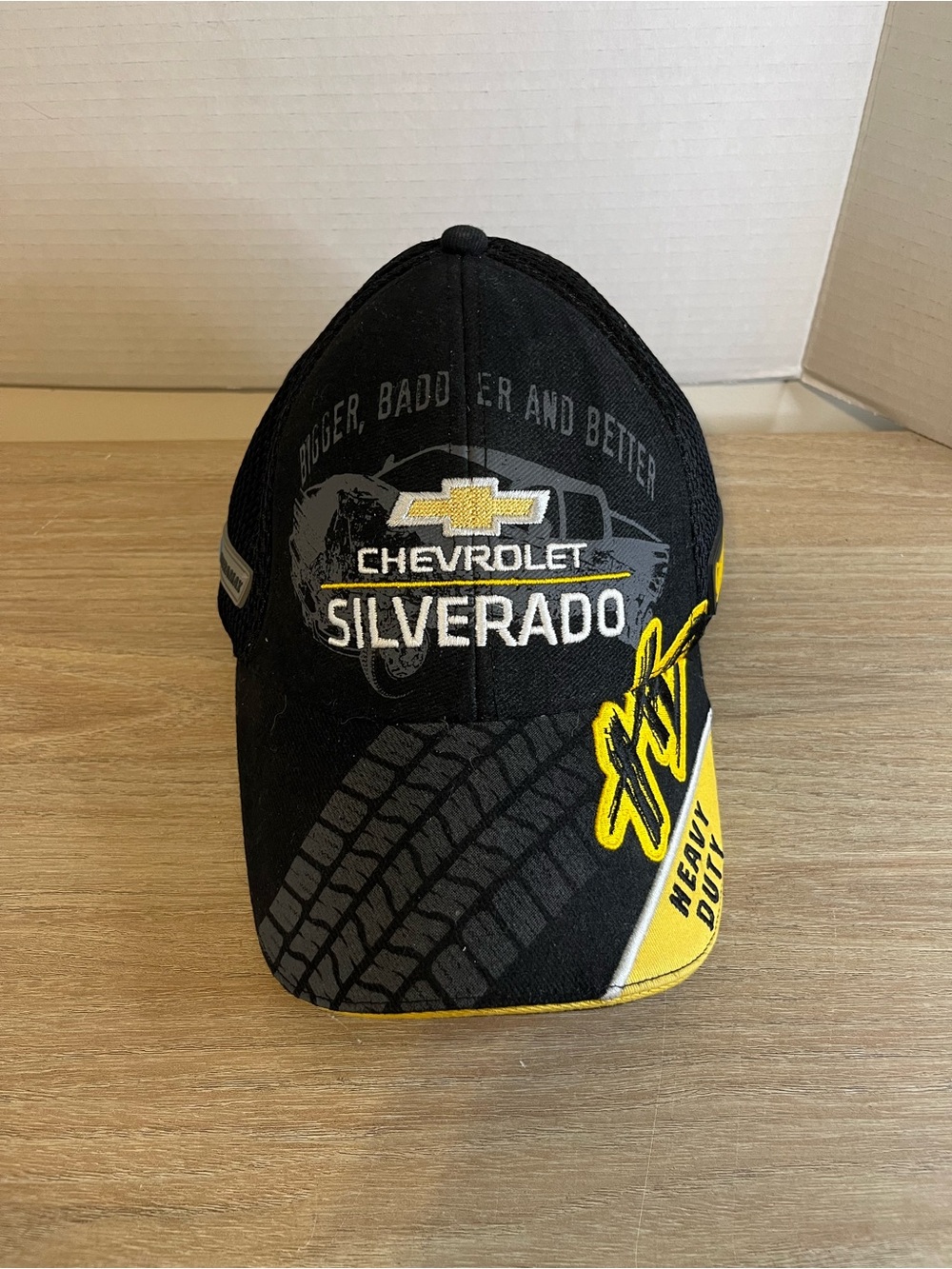 Chevrolet Silverado Black & Yellow Baseball Cap